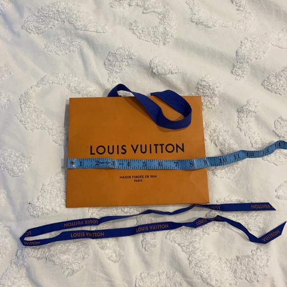 Authentic Louis Vuitton orange shopping bag - Picture 3 of 4